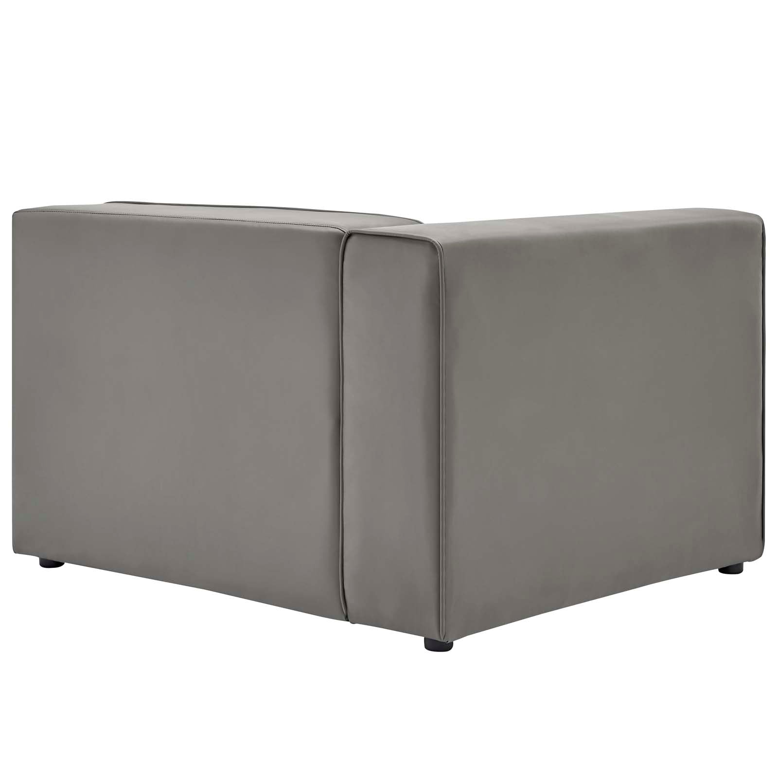 Mingle 4-Piece Vegan Leather Sectional Sofa by Modway