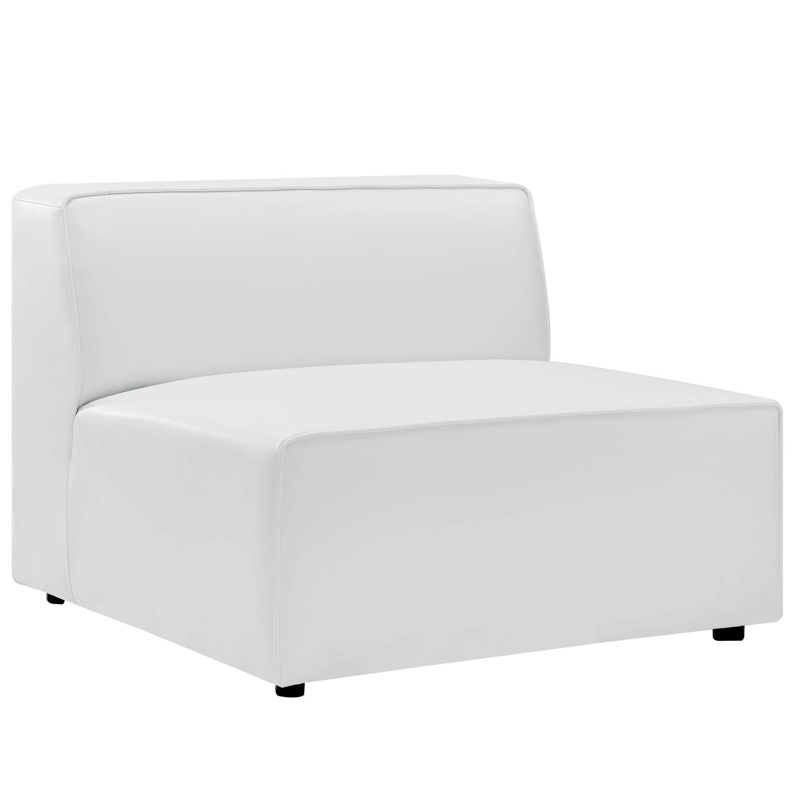 Mingle 4-Piece Vegan Leather Sectional Sofa by Modway