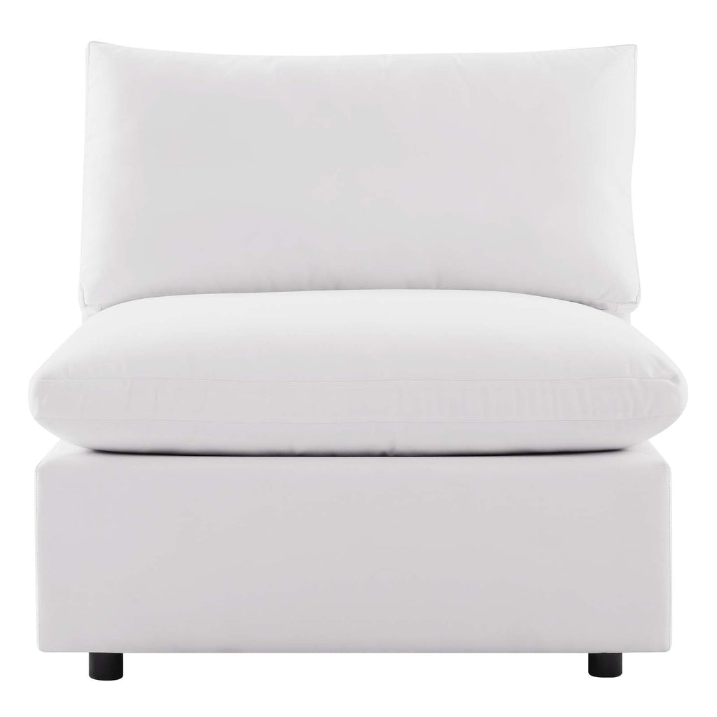 Commix Overstuffed Outdoor Patio Armless Chair by Modway