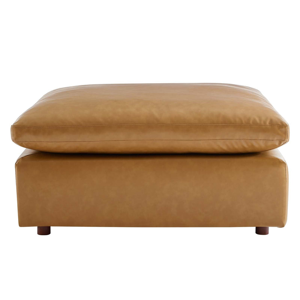 Commix 5-Piece Down Filled Overstuffed Vegan Leather Sectional Sofa by Modway