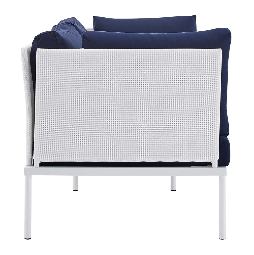 Harmony 5-Piece Sunbrella¨ Outdoor Patio Aluminum Furniture Set by Modway