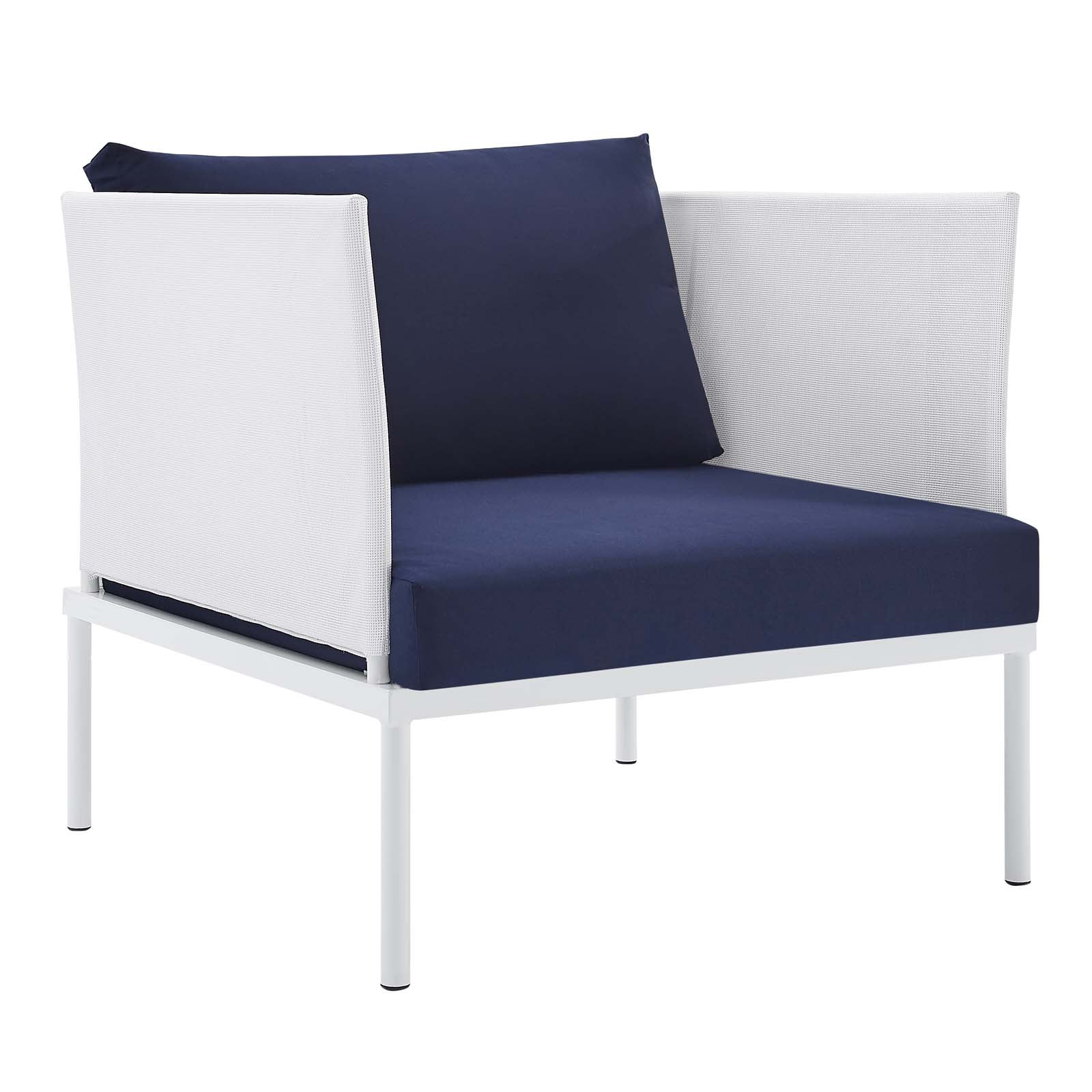 Harmony 6-Piece Sunbrella¨ Outdoor Patio Aluminum Seating Set by Modway