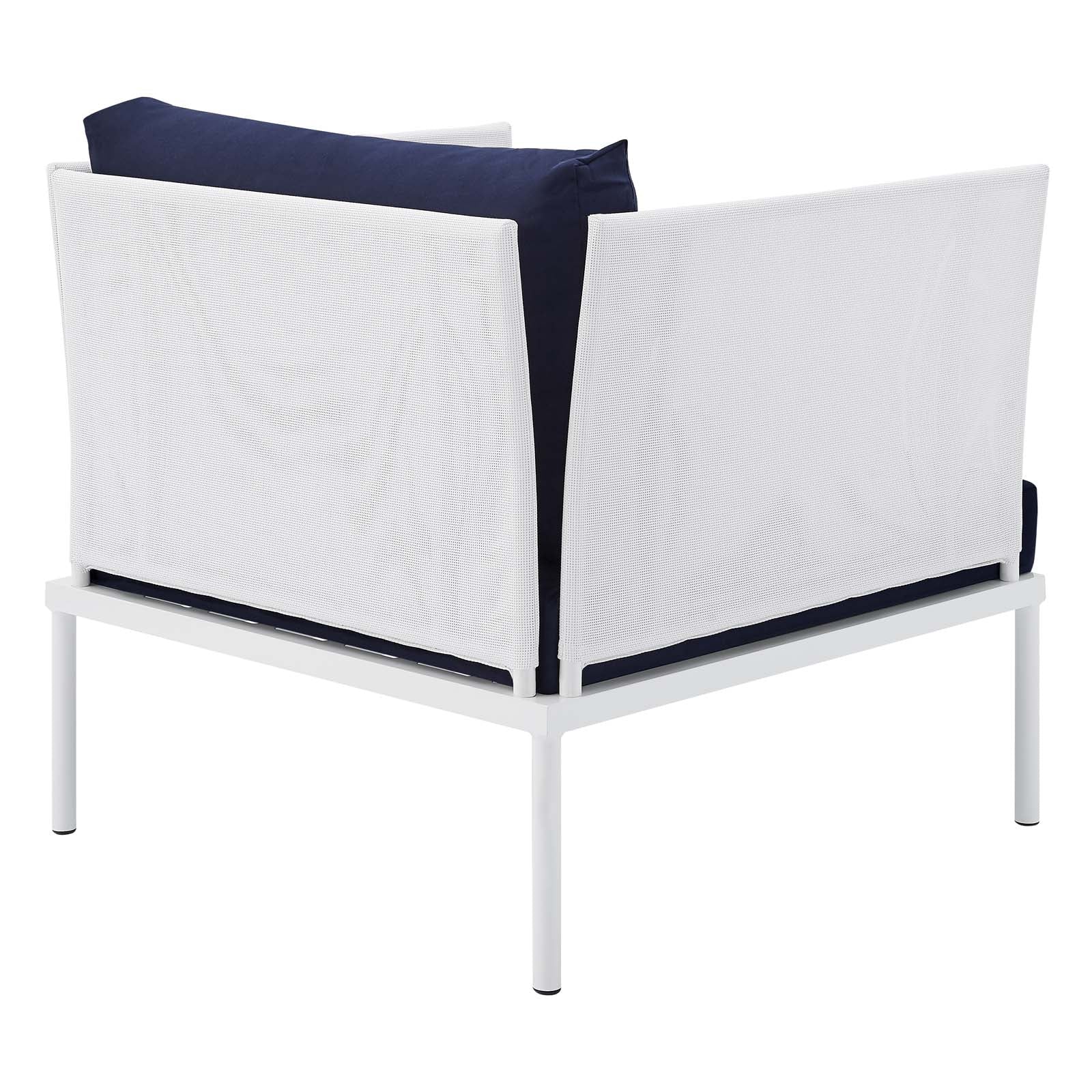 Harmony 6-Piece Sunbrella¨ Outdoor Patio Aluminum Seating Set by Modway