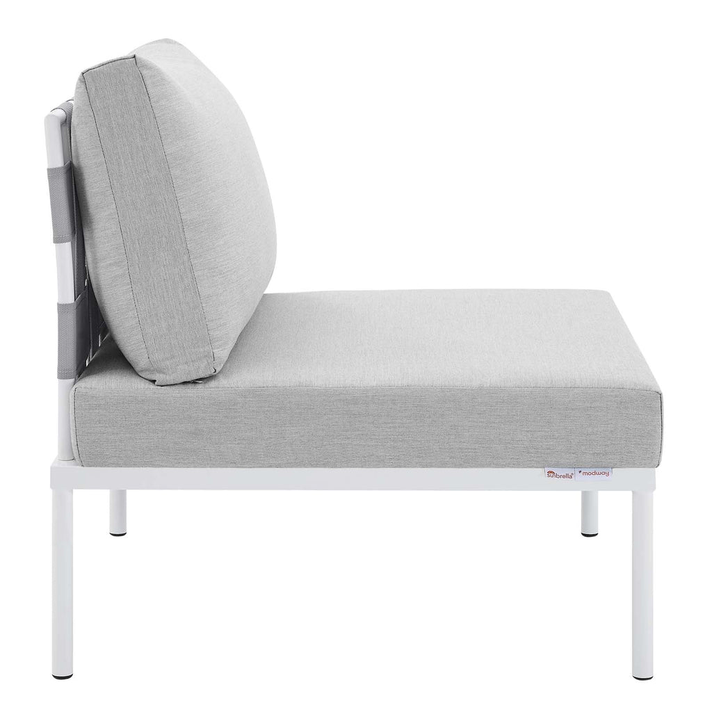 Harmony 7-Piece Sunbrella¨ Outdoor Patio Aluminum Sectional Sofa Set by Modway