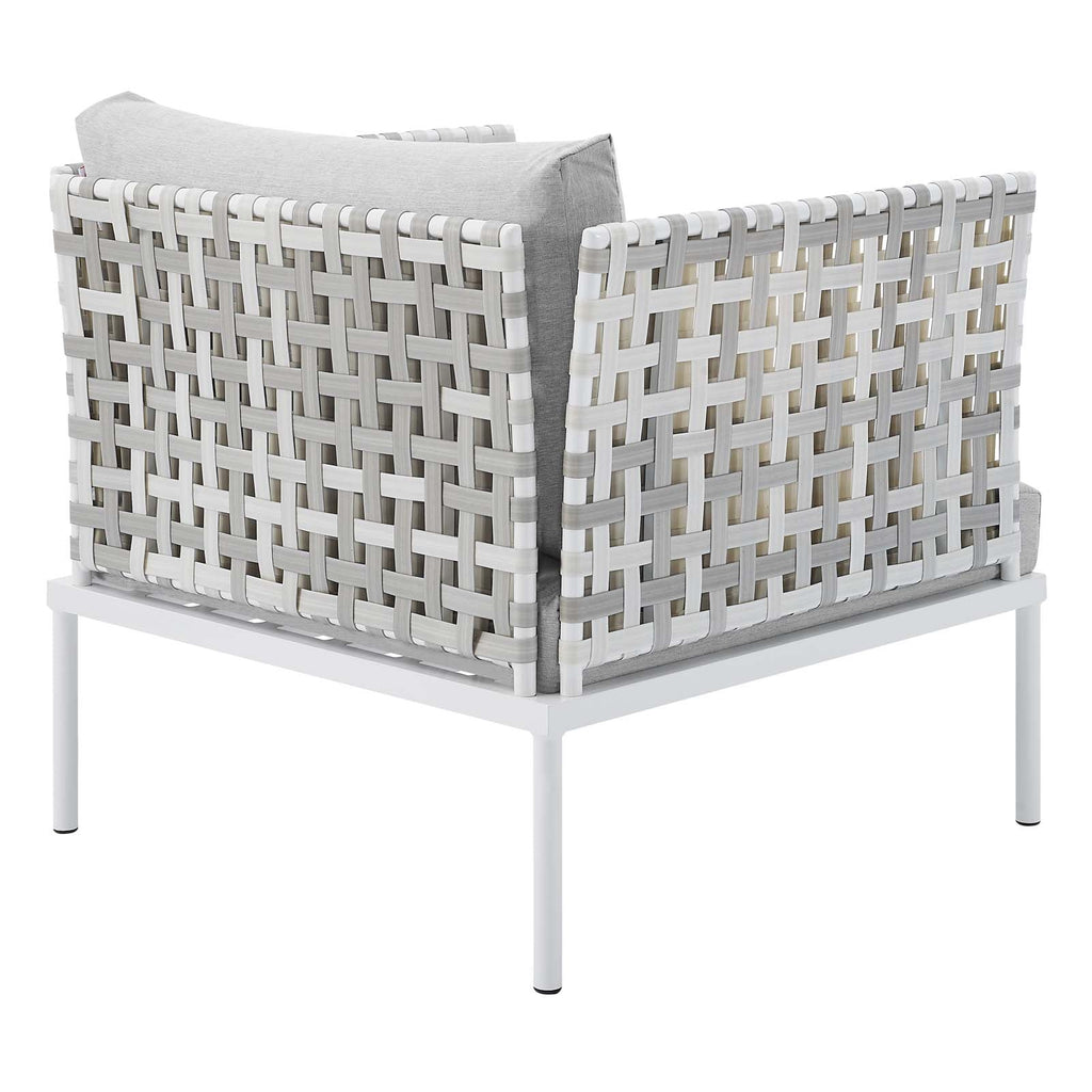 Harmony 8-Piece Sunbrella¨ Basket Weave Outdoor Patio Aluminum Seating Set by Modway