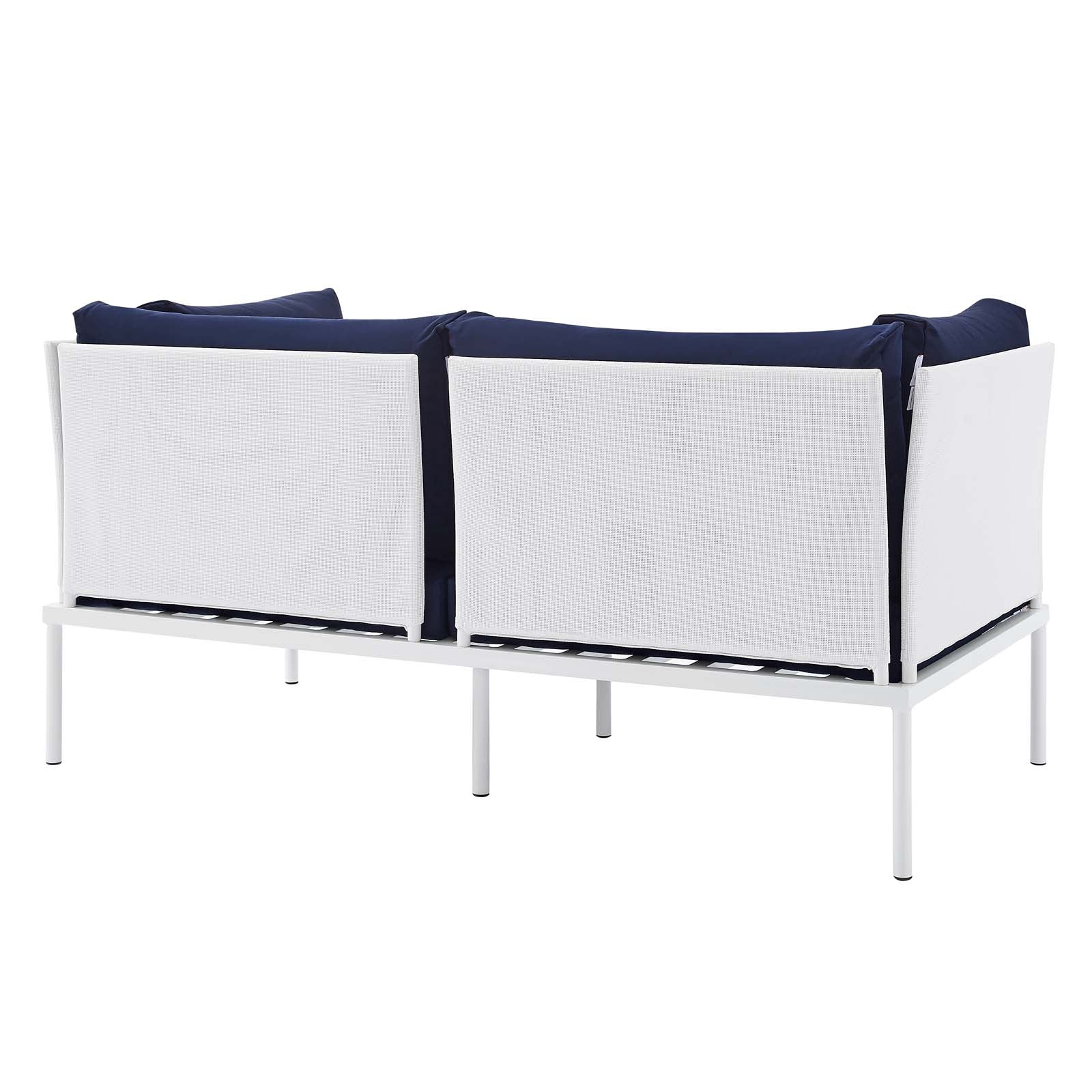 Harmony 8-Piece Sunbrella¨ Outdoor Patio Aluminum Seating Set by Modway