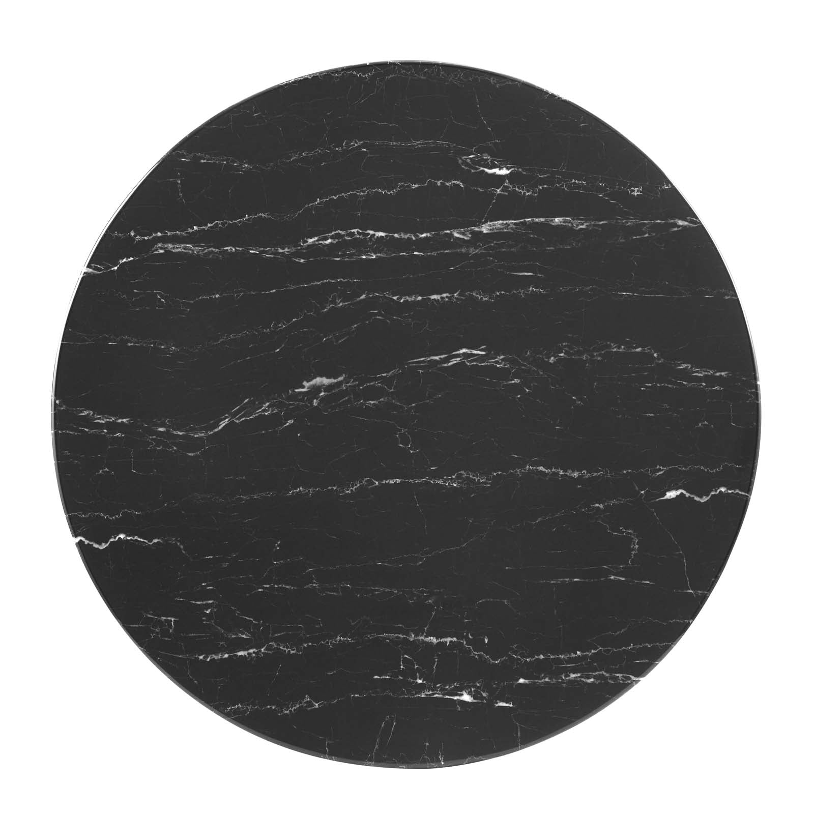 Lippa 36" Round Faux Marble Coffee Table by Modway