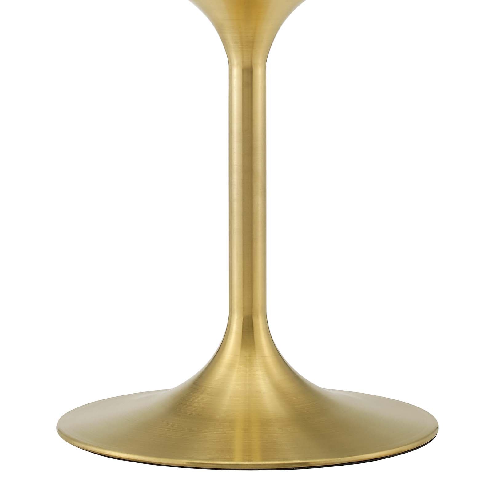 Lippa 48" Round Faux Marble Dining Table by Modway