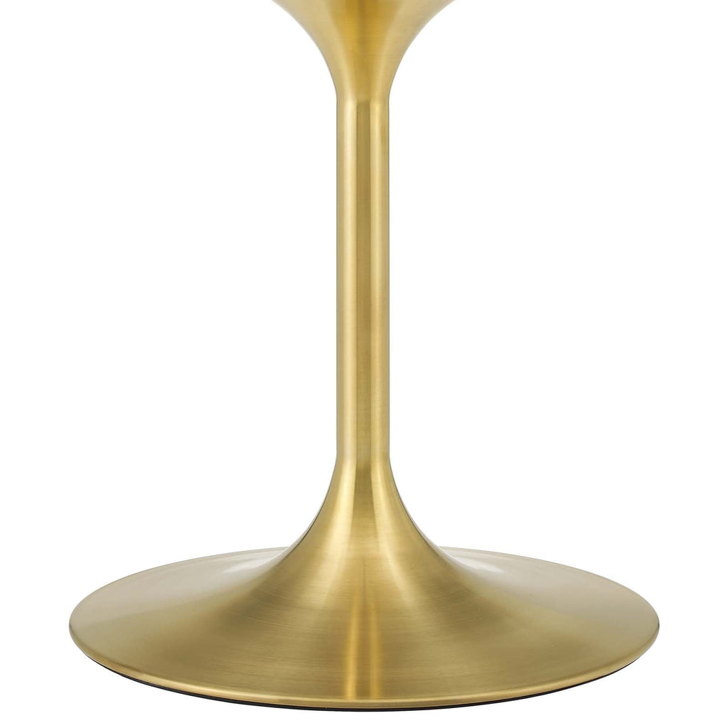 Lippa 28" Round Natural Wood Bar Table by Modway