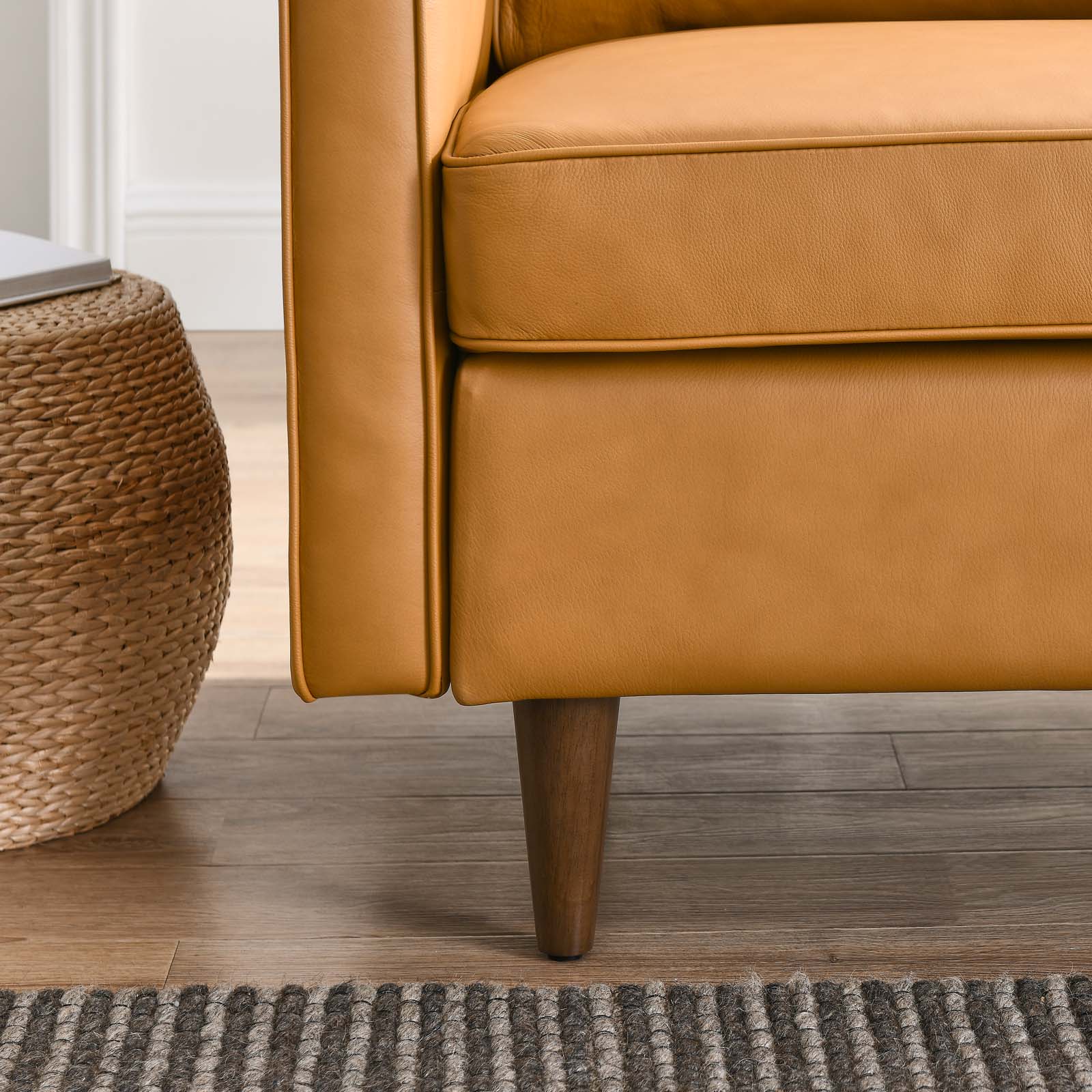 Impart Genuine Leather Armchair by Modway