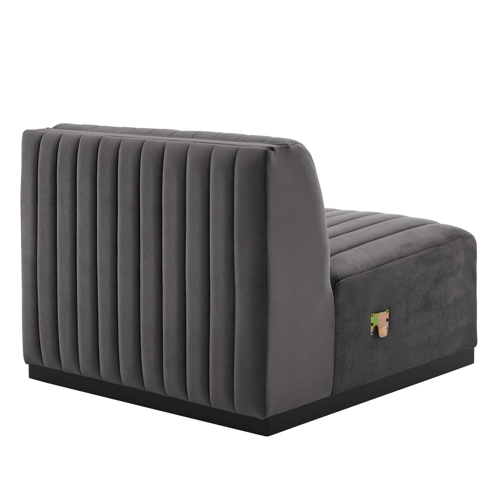 Conjure 4-Piece Channel Tufted Performance Velvet Sofa by Modway
