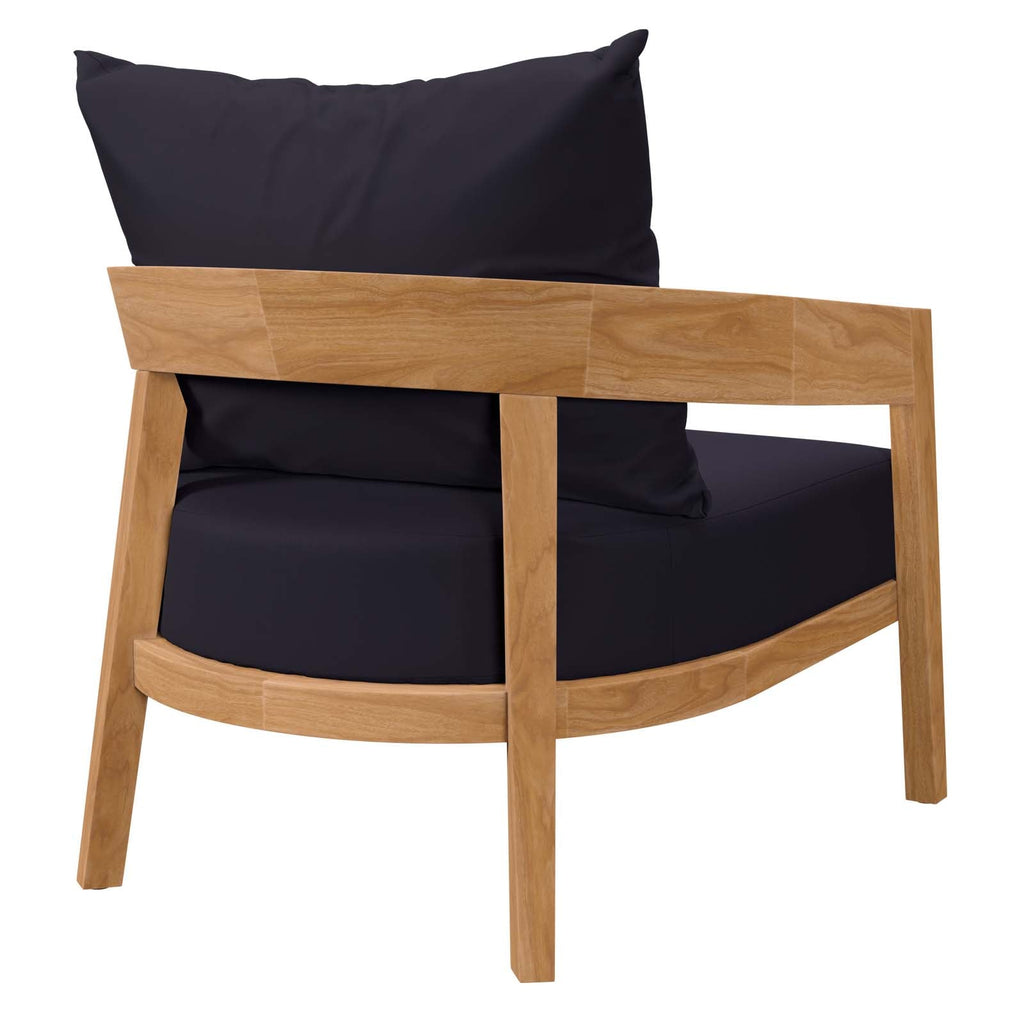 Brisbane 6-Piece Teak Wood Outdoor Patio Set by Modway