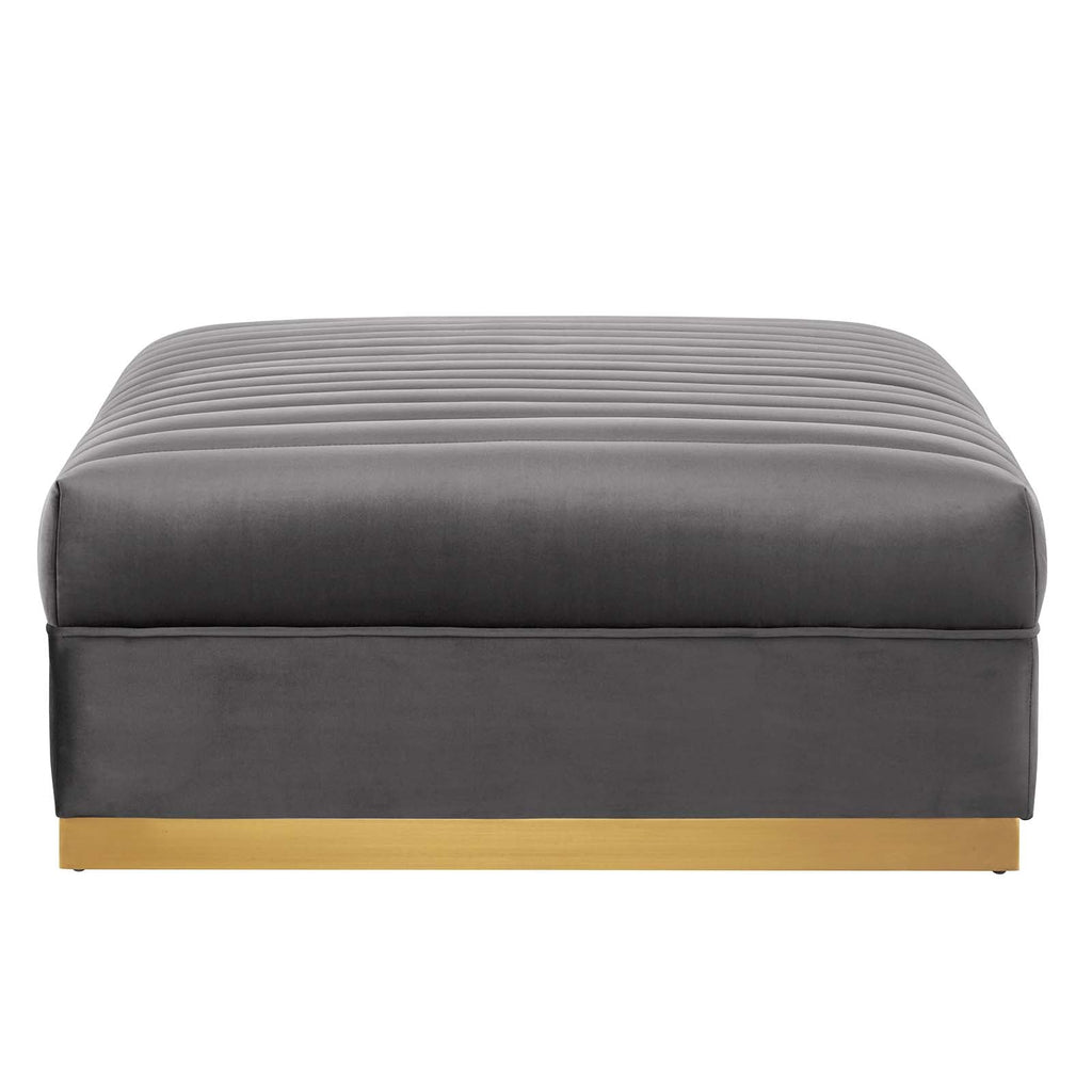 Sanguine 6-Piece Channel Tufted Performance Velvet Modular Sectional Sofa by Modway