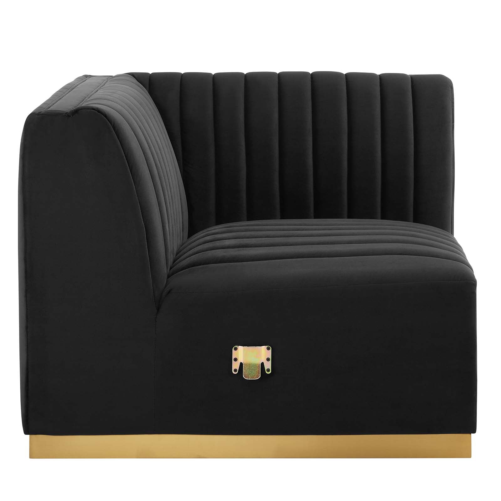 Conjure Channel Tufted Performance Velvet 4-Piece