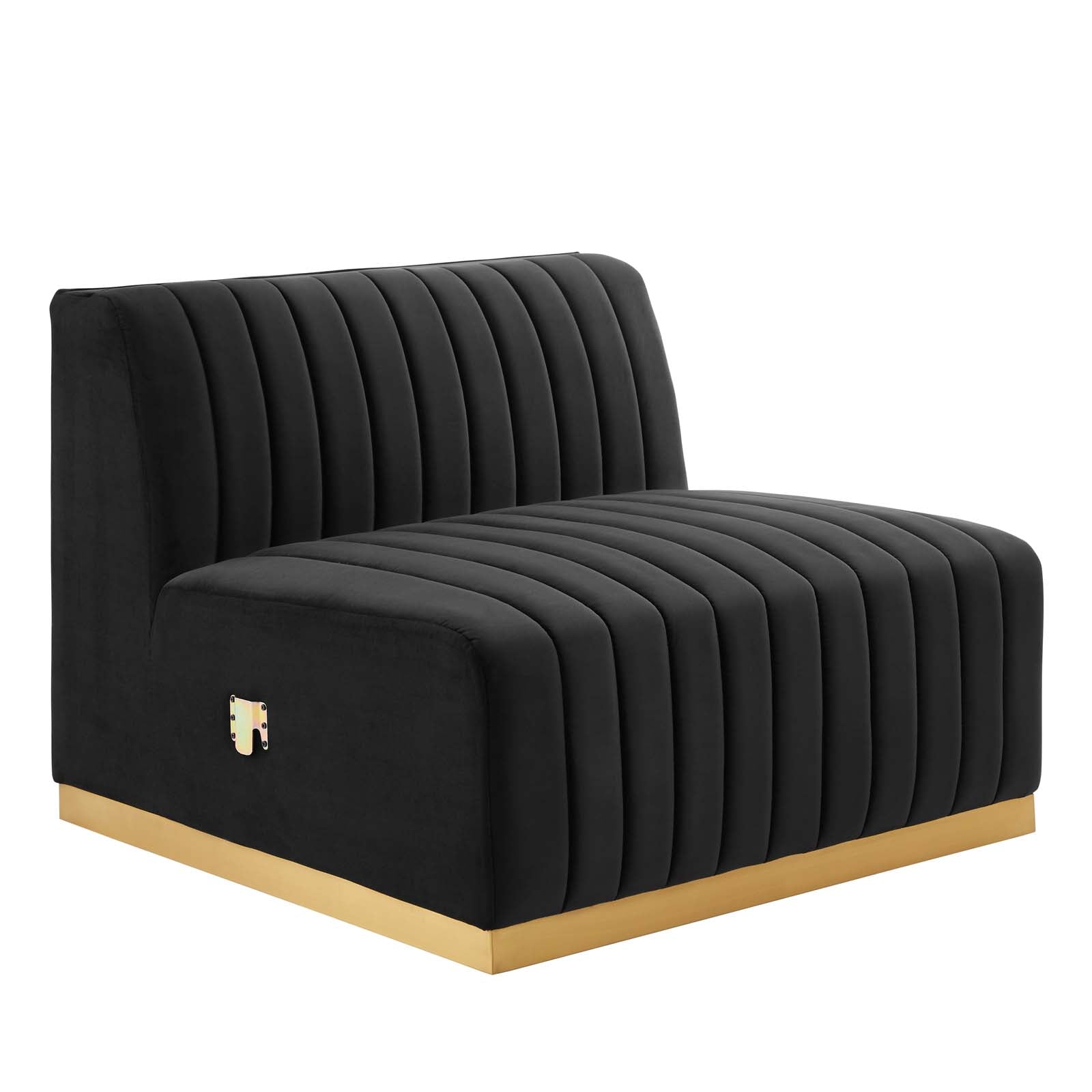 Conjure Channel Tufted Performance Velvet 4-Piece