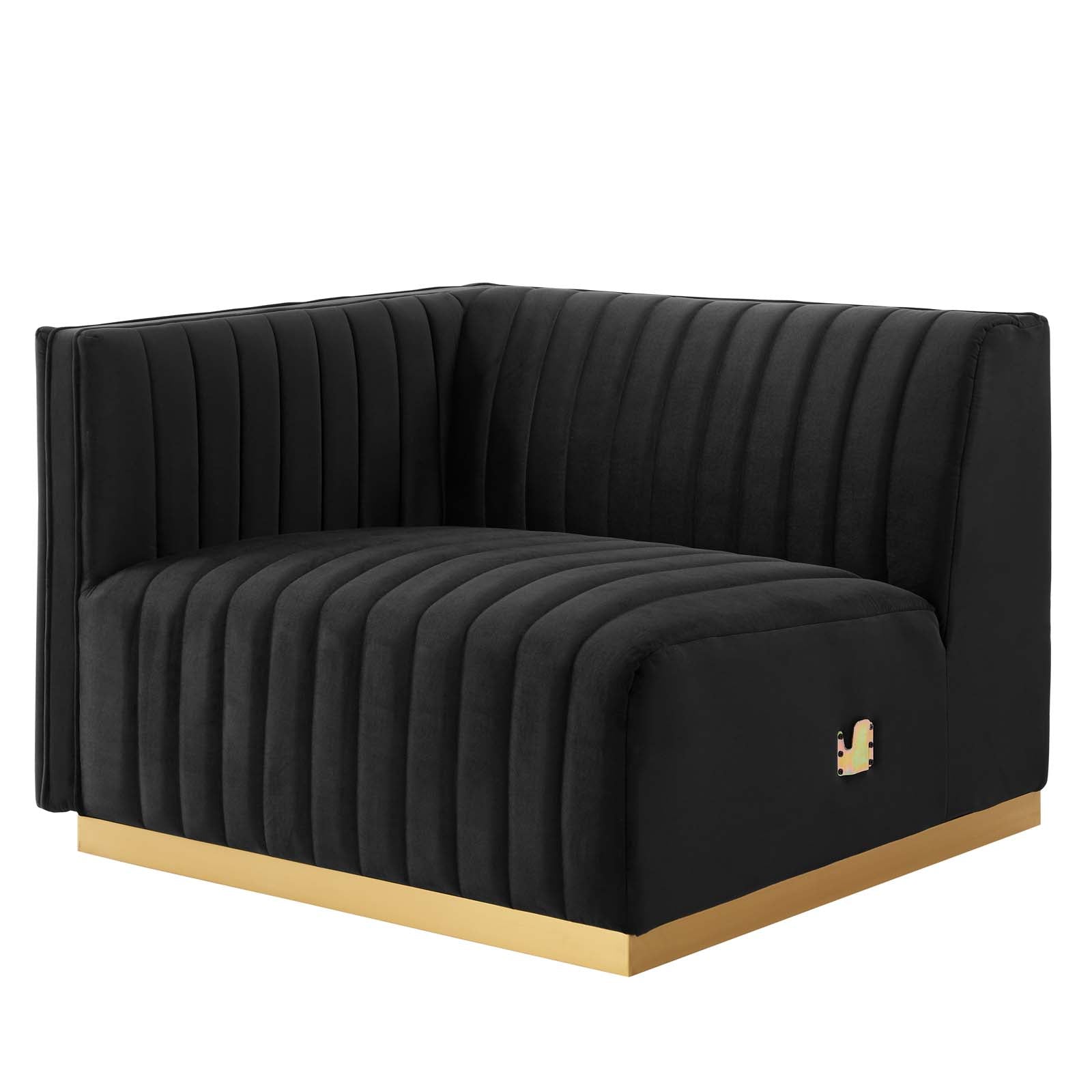 Conjure Channel Tufted Performance Velvet 5-Piece
