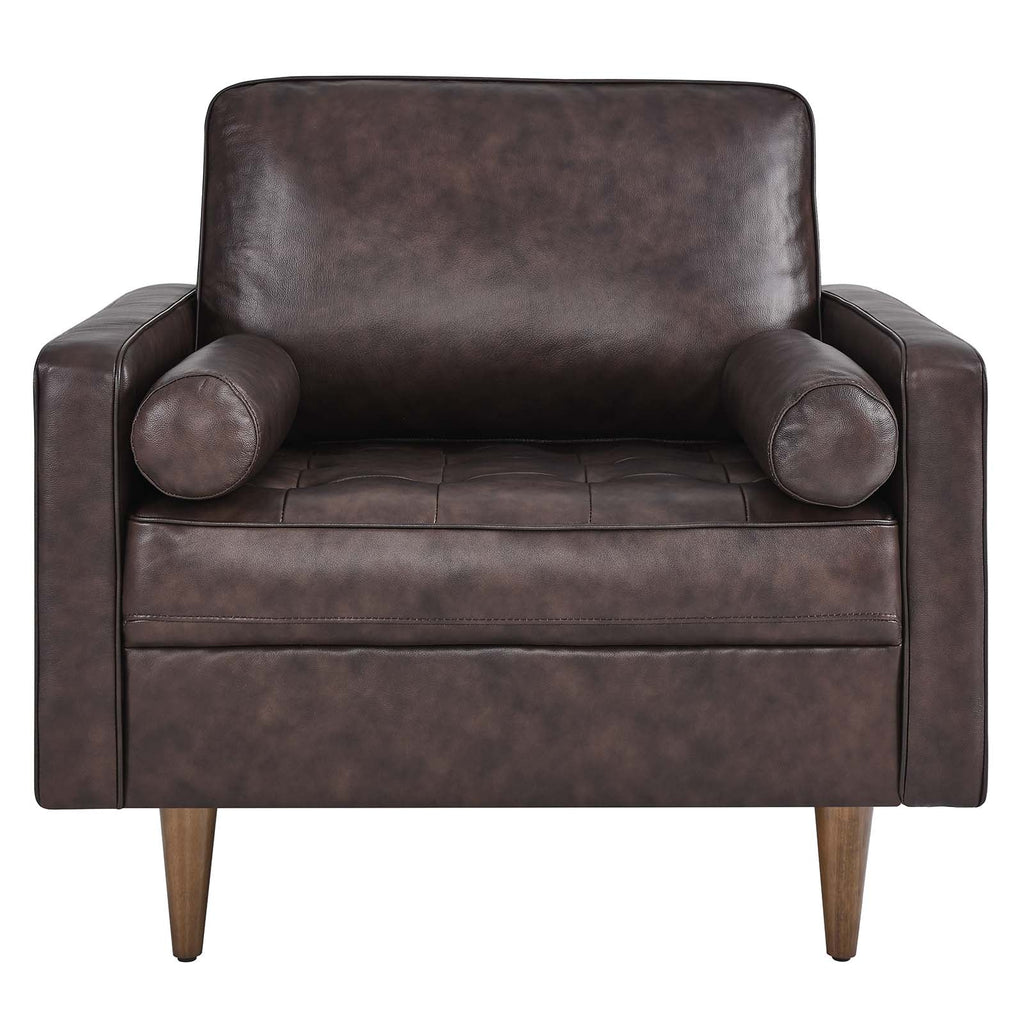 Valour Leather Armchair by Modway