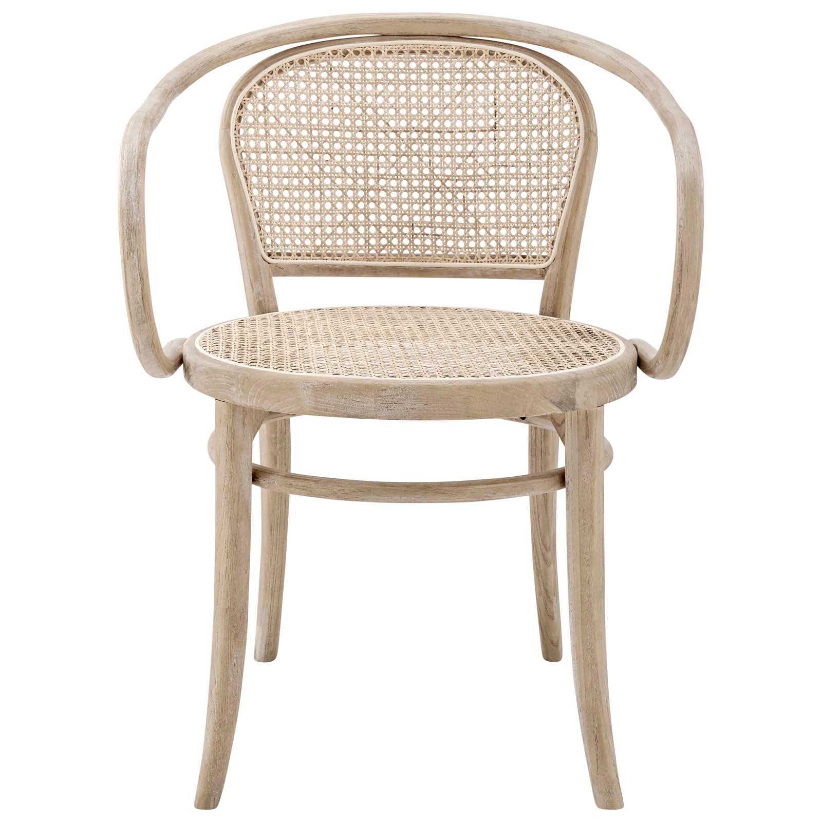 Oliana Wood Dining Armchair Set of 2 by Modway
