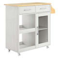 Culinary Kitchen Cart With Spice Rack by Modway
