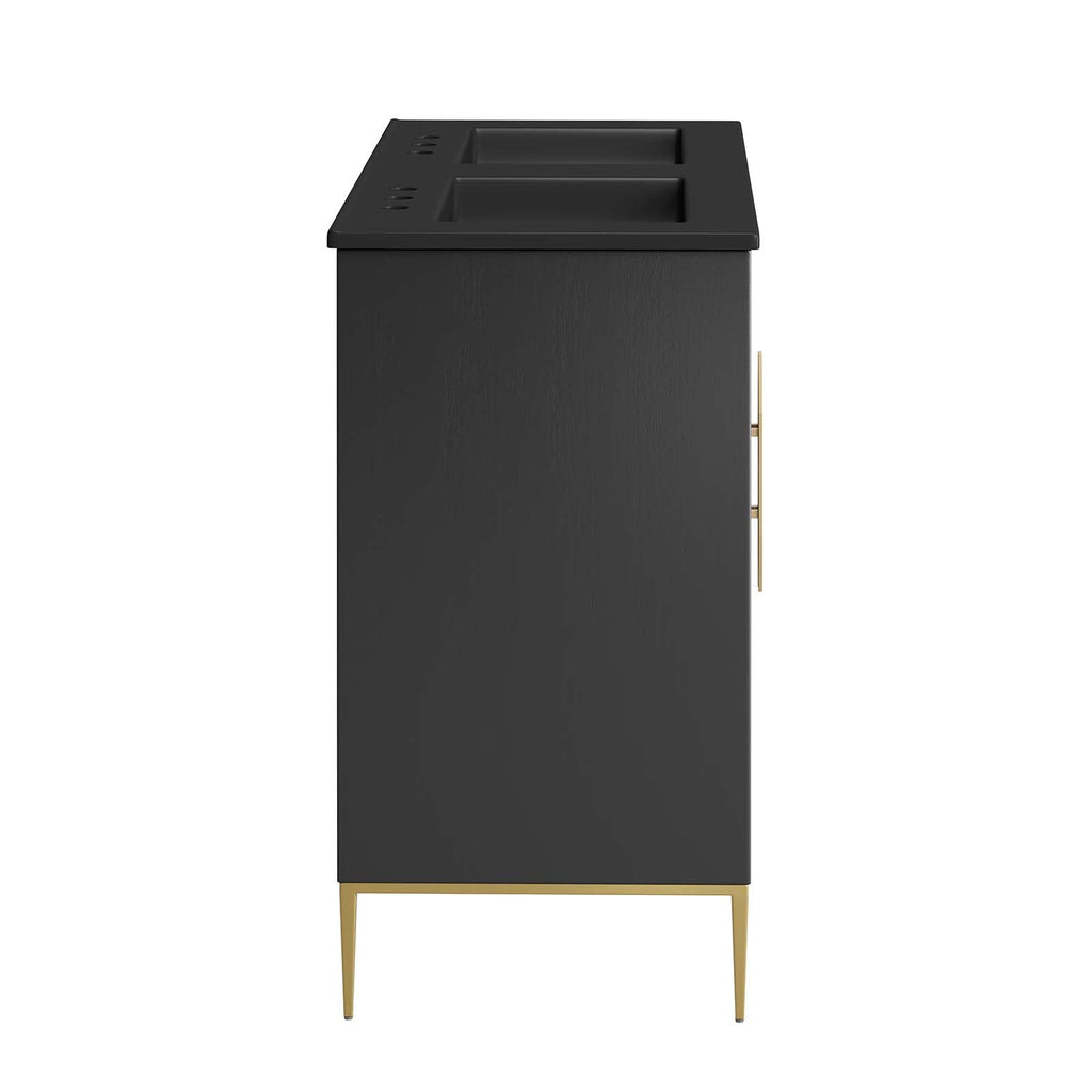 Awaken 48" Double Sink Bathroom Vanity by Modway