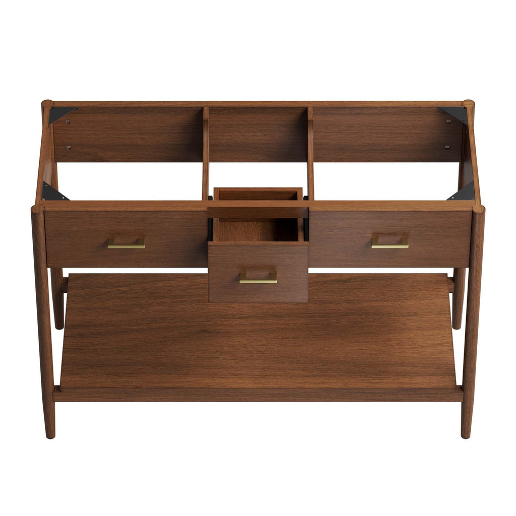 Zaire 48" Double Sink Compatible Bathroom Vanity Cabinet (Sink Basin Not Included) by Modway
