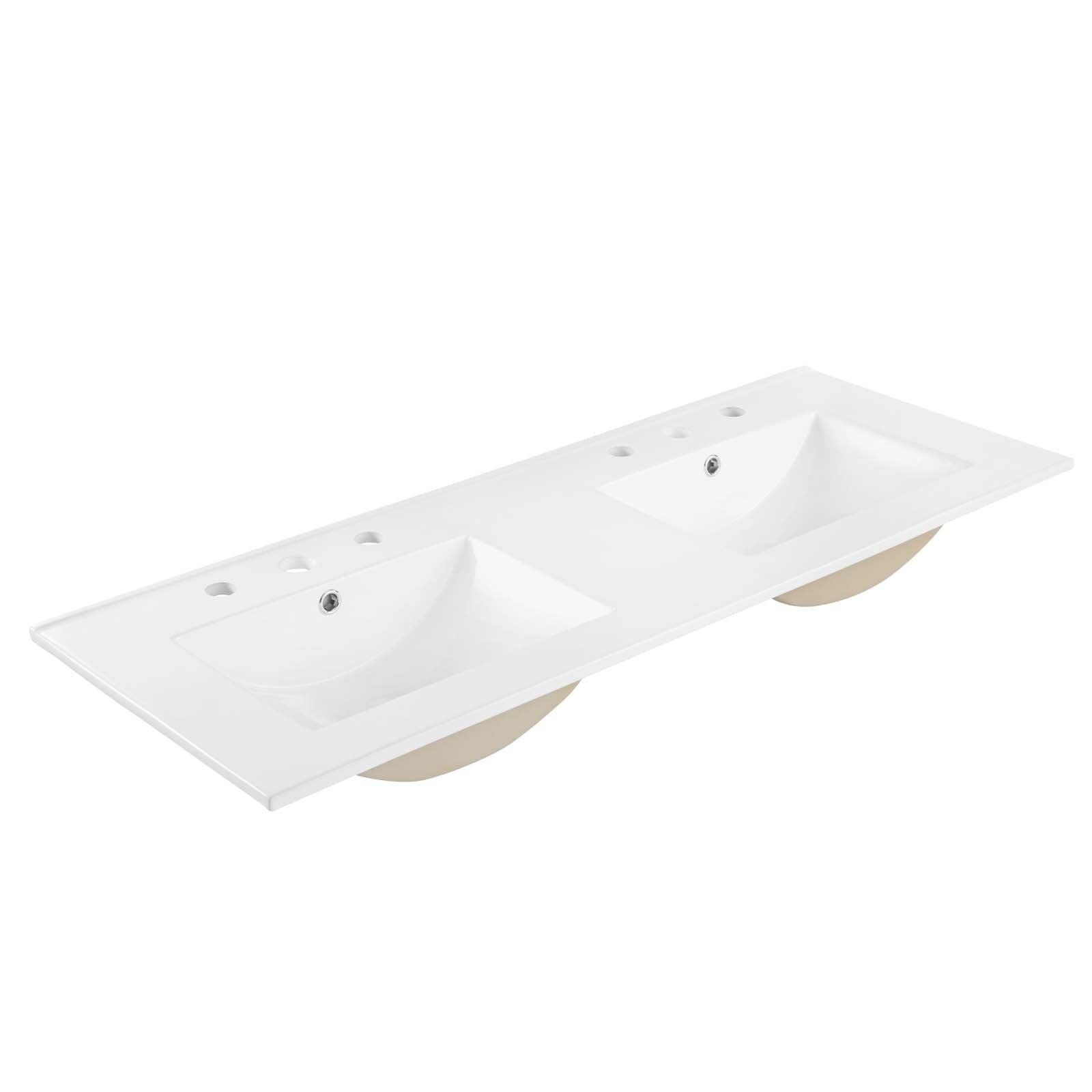 Steamforge 48" Double Sink Bathroom Vanity by Modway