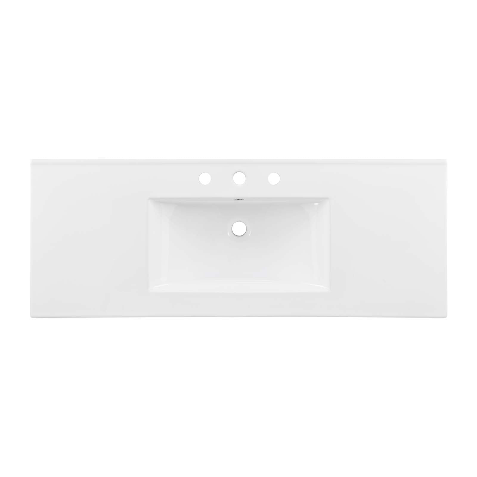 Elysian 48" Wood Single Sink Bathroom Vanity by Modway