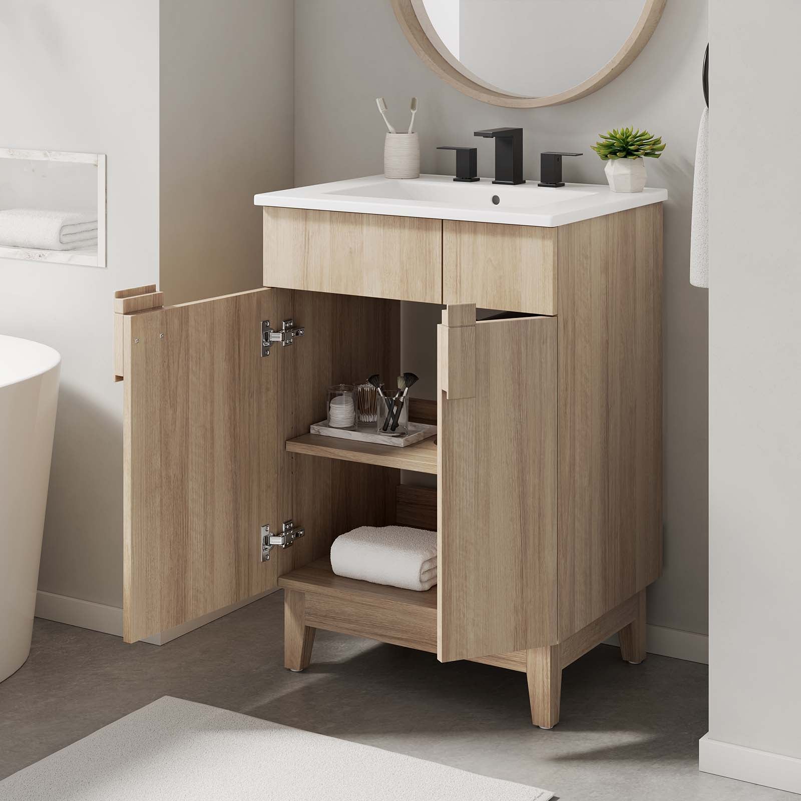 Miles 24" Bathroom Vanity by Modway