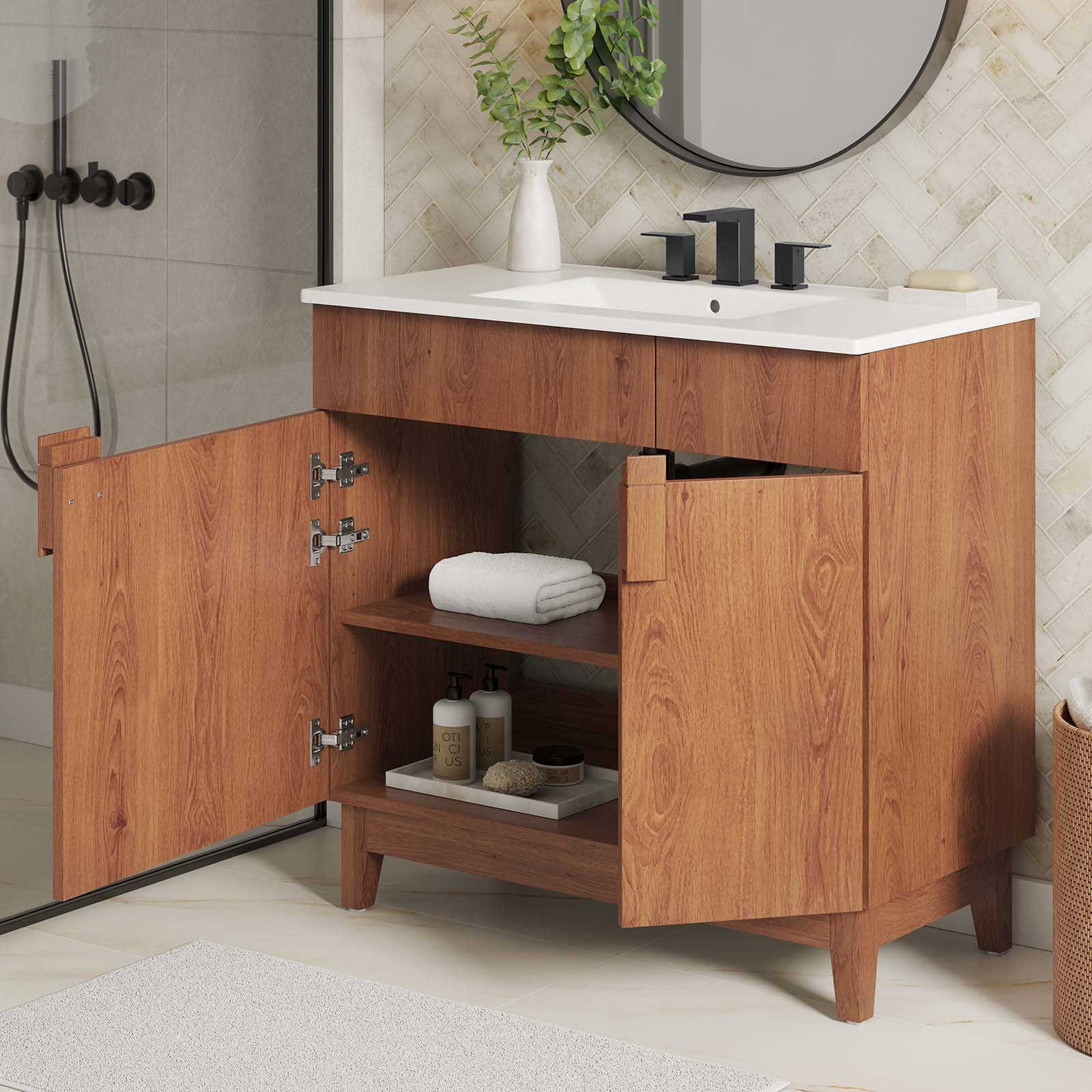 Miles 36" Bathroom Vanity by Modway