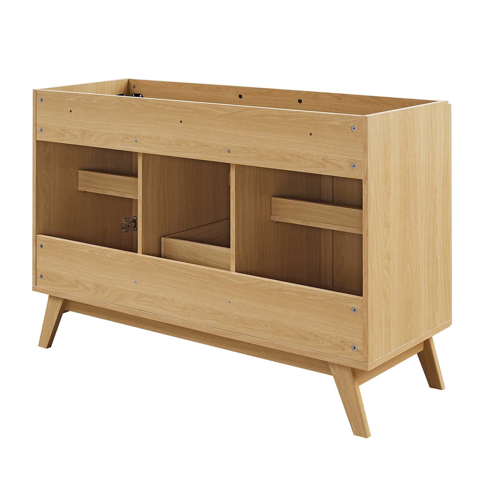 Soma 48" Single or Double Sink Compatible Bathroom Vanity Cabinet (Sink Basin Not Included) by Modway