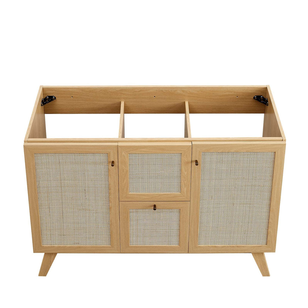 Soma 48" Single or Double Sink Compatible Bathroom Vanity Cabinet (Sink Basin Not Included) by Modway