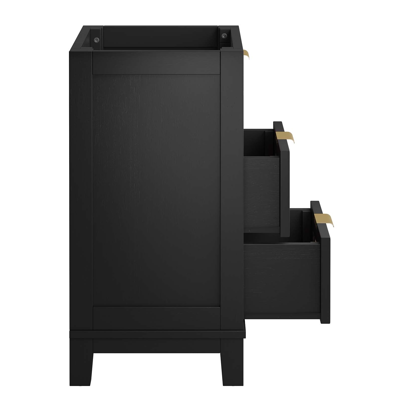 Dixie 24" Solid Wood Bathroom Vanity Cabinet (Sink Basin Not Included) by Modway
