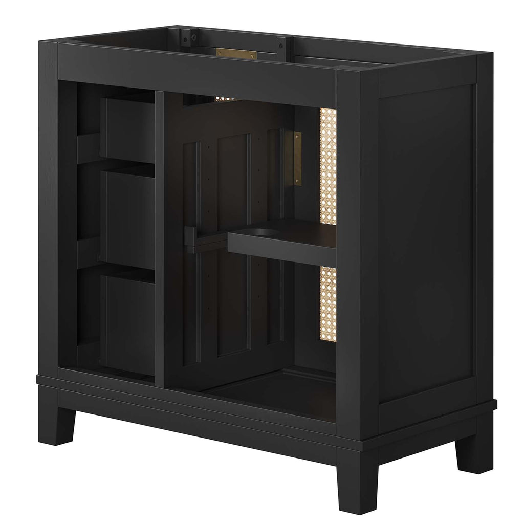 Dixie 36" Solid Wood Bathroom Vanity Cabinet (Sink Basin Not Included) by Modway