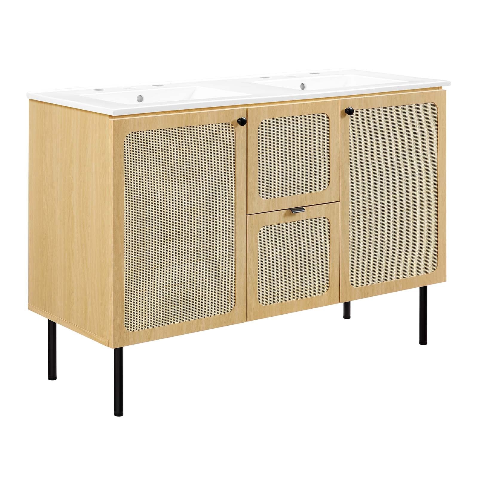 Chaucer 48" Double Sink Bathroom Vanity by Modway