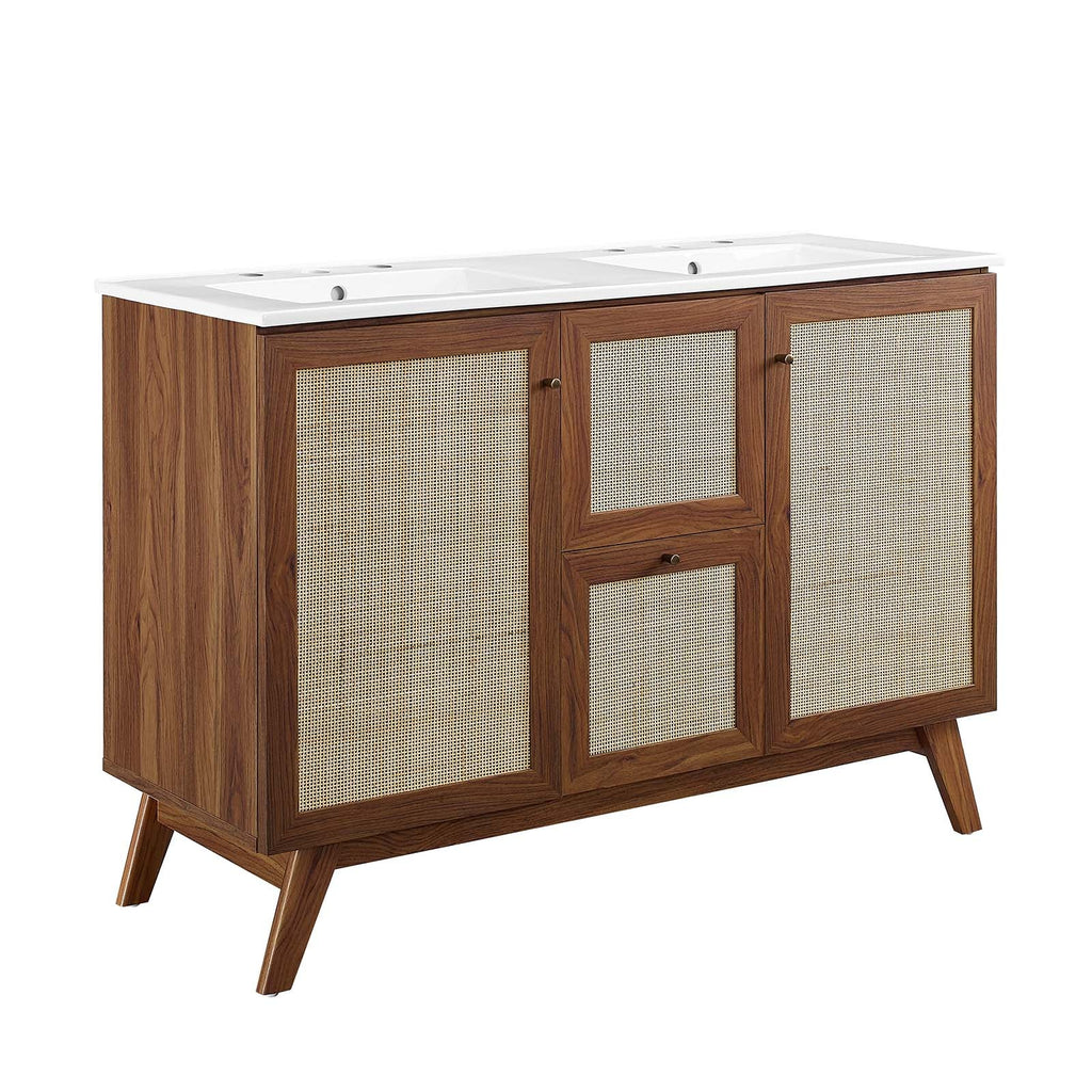 Soma 48" Double Sink Bathroom Vanity by Modway