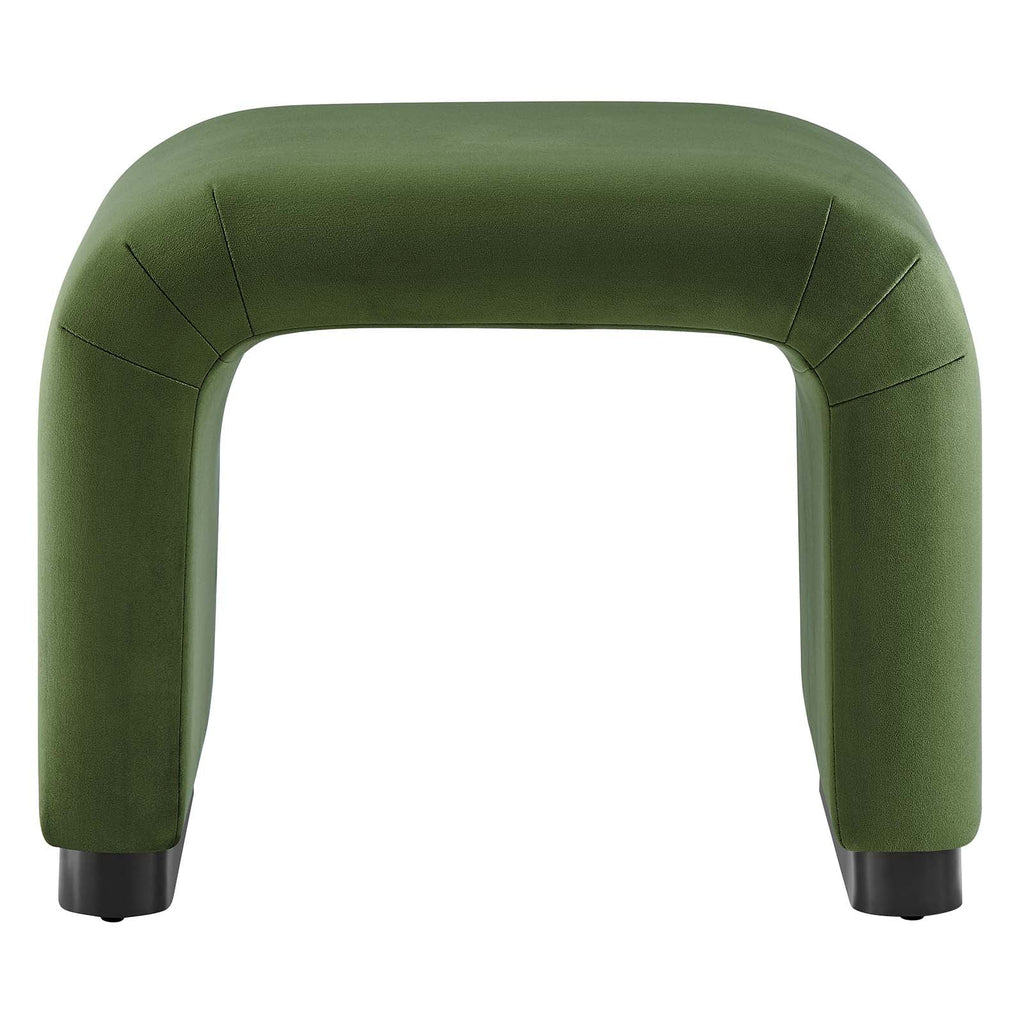 Koda Performance Velvet Waterfall Stool by Modway