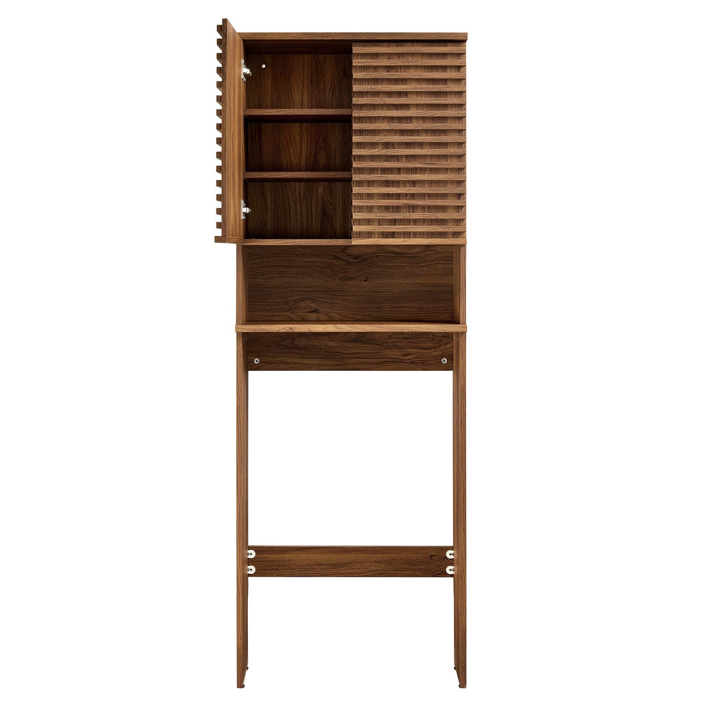 Render Over the Toilet Bathroom Storage Cabinet by Modway