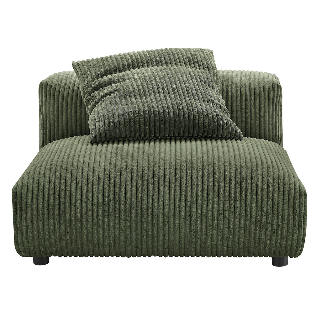 Solace 4-Piece Modular Corduroy Upholstered Sectional Sofa by Modway