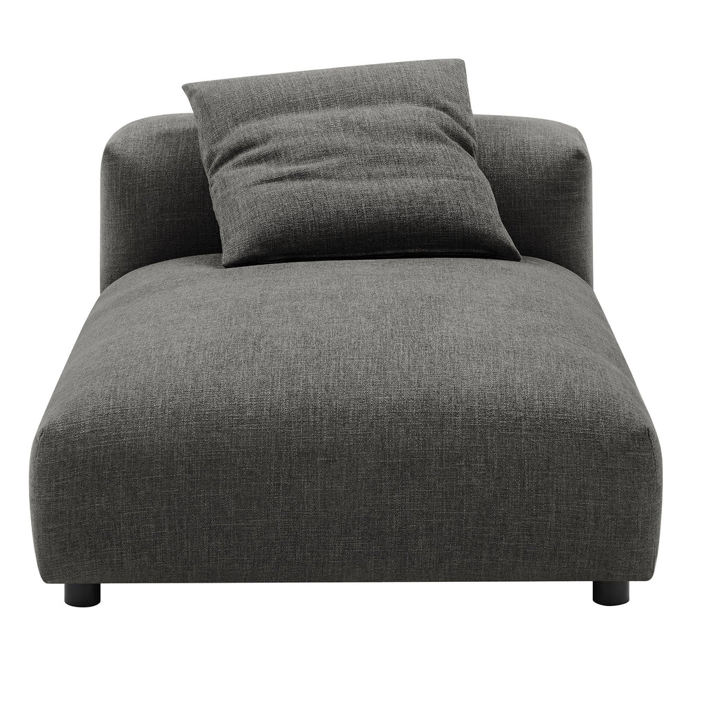 Solace Modular Upholstered Fabric Armless Chaise Lounge by Modway