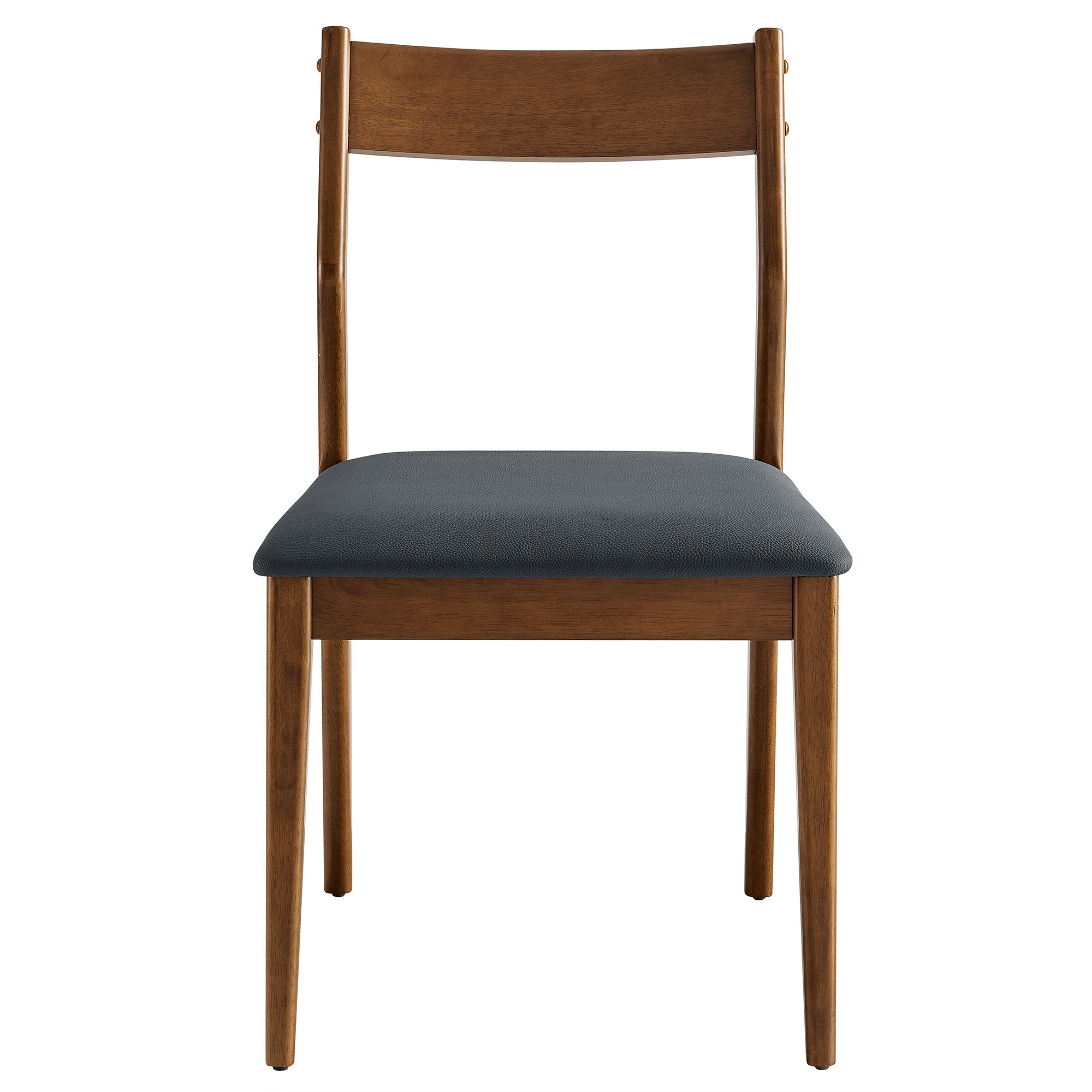Solara 7-Piece Wood Dining Set with Vegan Leather Side Chairs by Modway