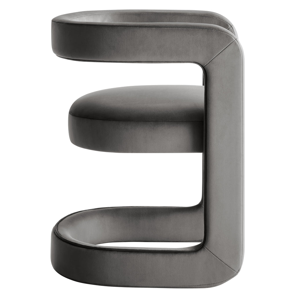 Winslow Barrel Performance Velvet Dining Chair  by Modway