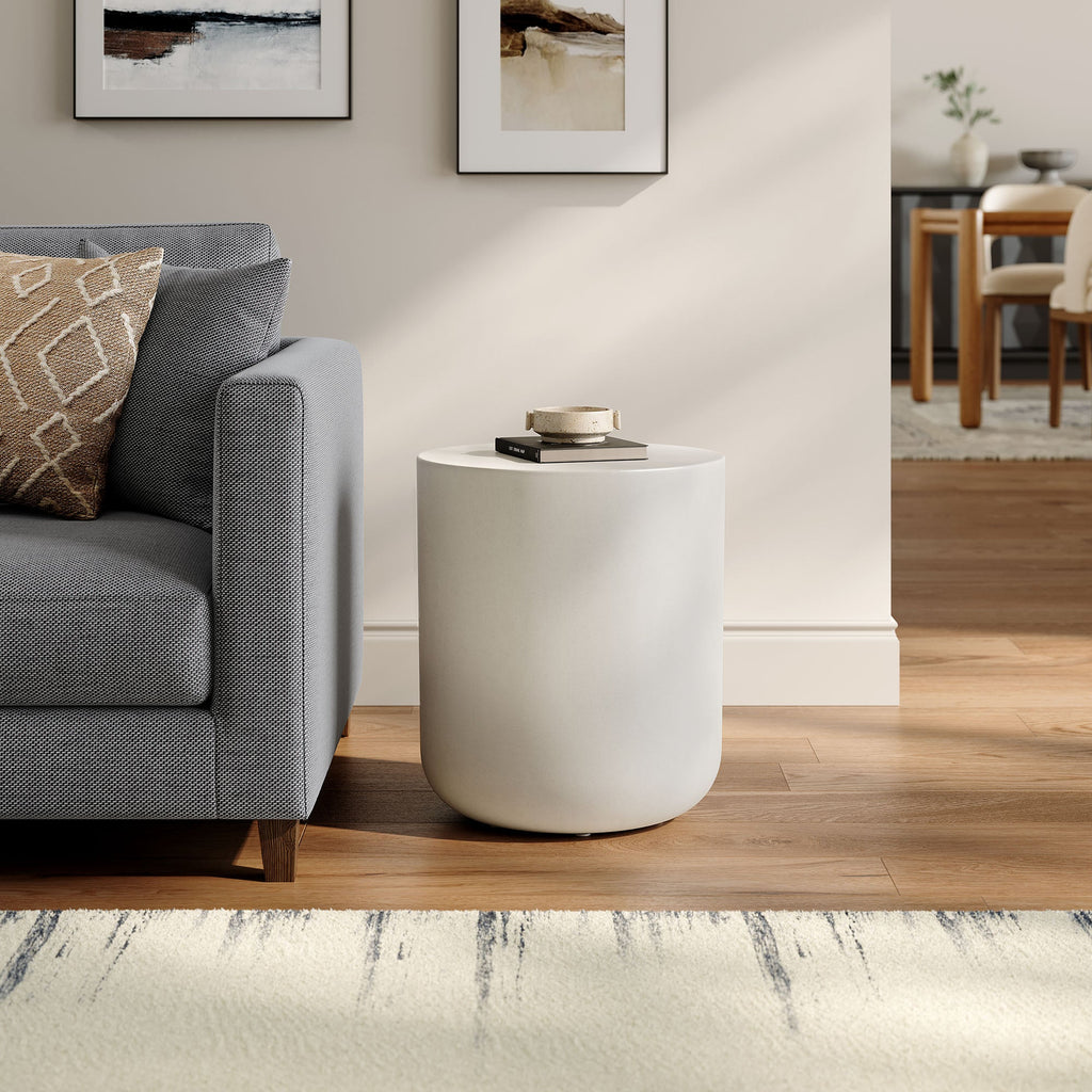Brion Indoor - Outdoor Patio Concrete Stool by Modway