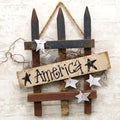 Hanging Lath America Gate