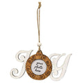 Joy Picture Frame Ornament (Pack of 4)
