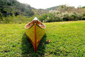 Wooden Canoe with Ribs 18