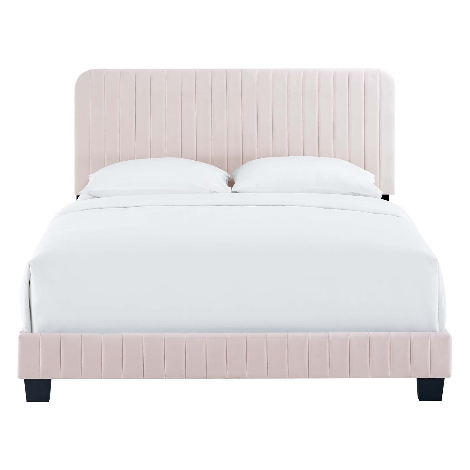 Celine Channel Tufted Performance Velvet King Bed by Modway