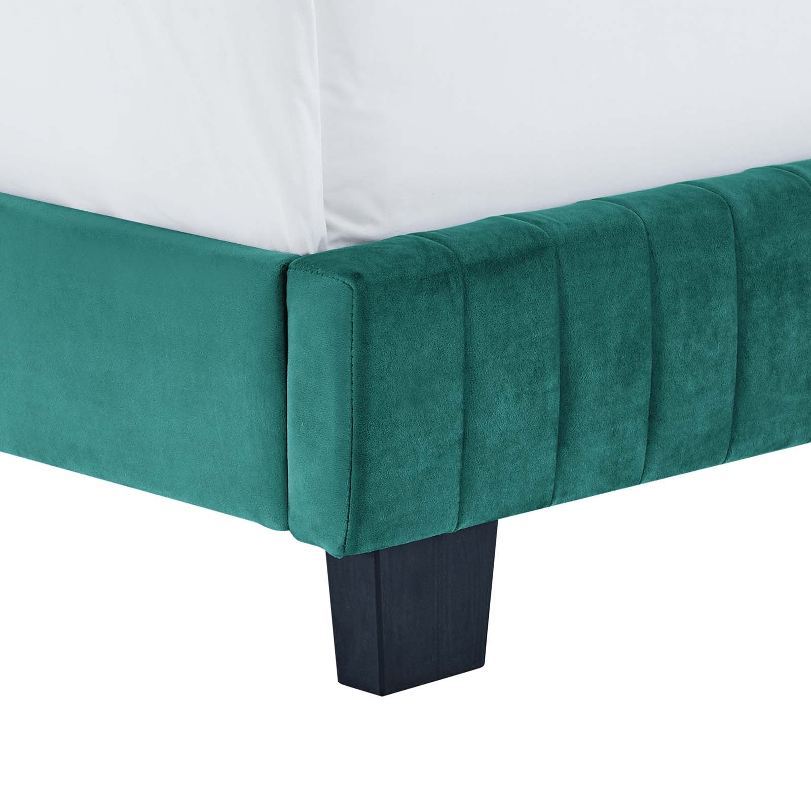 Celine Channel Tufted Performance Velvet Full Bed by Modway