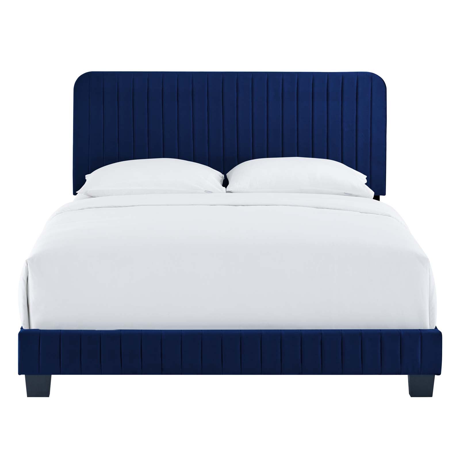 Celine Channel Tufted Performance Velvet Full Platform Bed by Modway