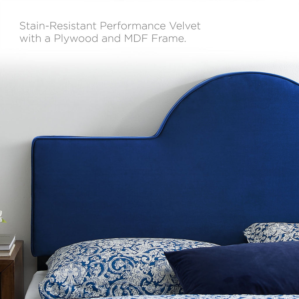 Aurora Performance Velvet Queen Bed by Modway