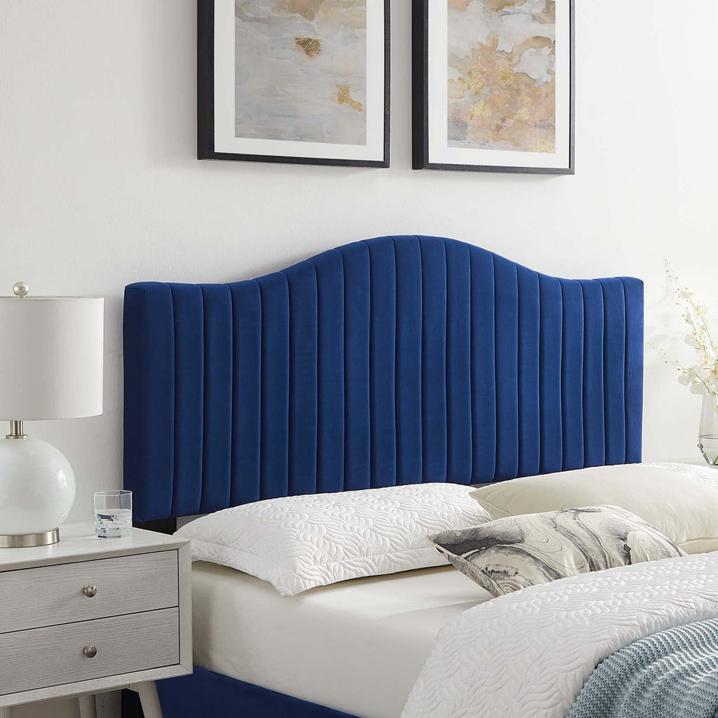 Brielle Channel Tufted Performance Velvet King/California King Headboard by Modway